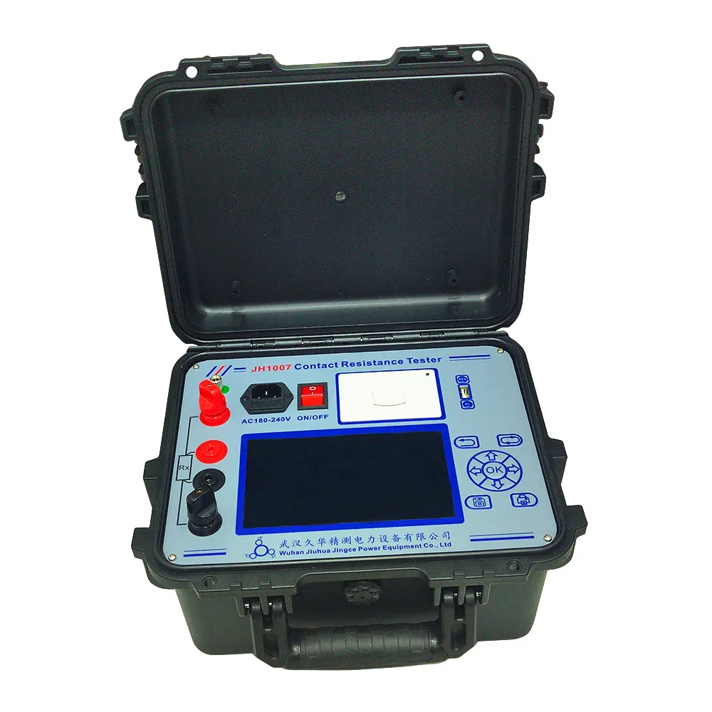 Automatic Circuit Breaker Test JH1007 50/100A Loop Contact Resistance Tester Leakage Switch Tester Meter