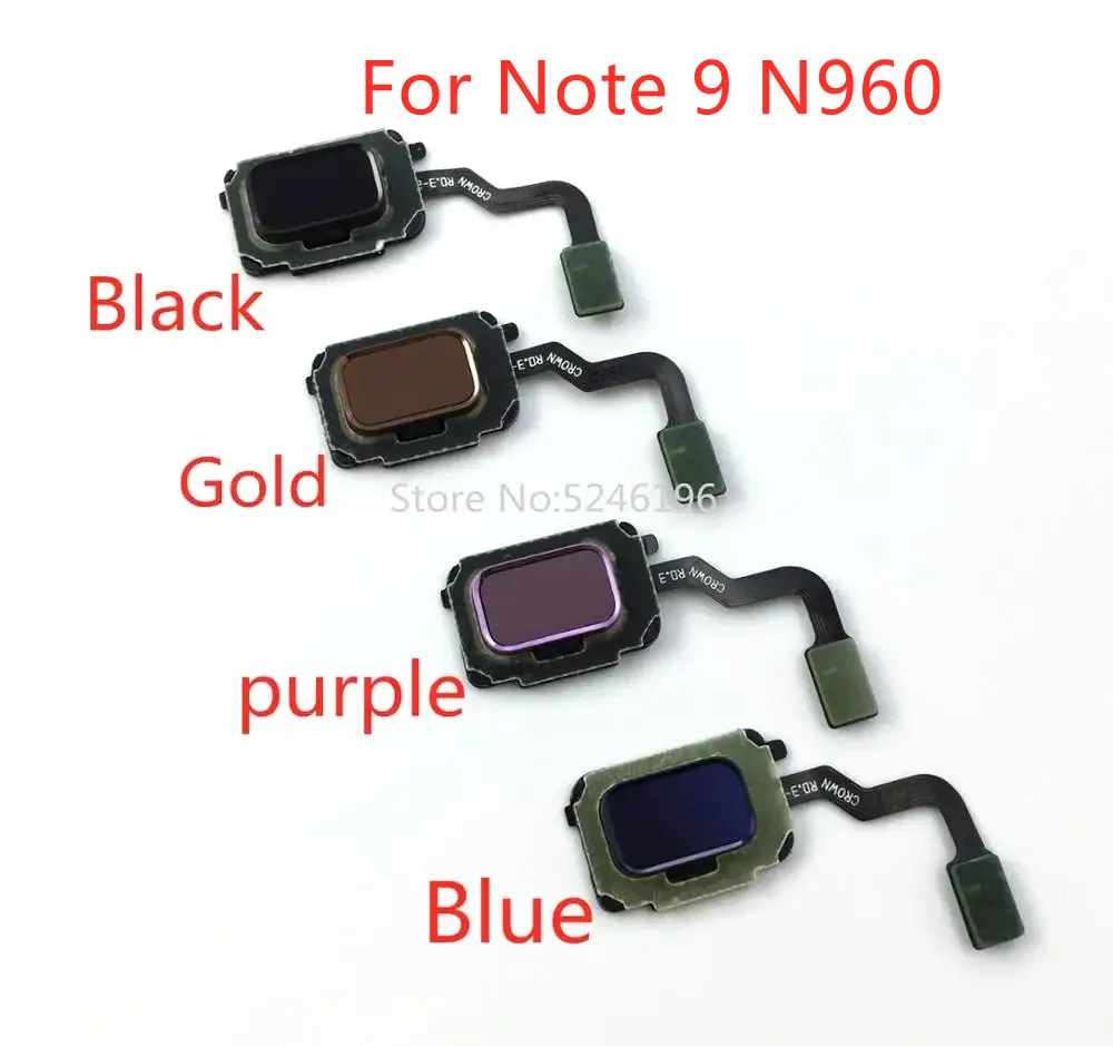 1szt Nowy elastyczny kabel czujnika linii papilarnych do Samsung Galaxy Note 9 Note9 N960F N960FD N960U N960N N9600 Touch ID Wymień część.