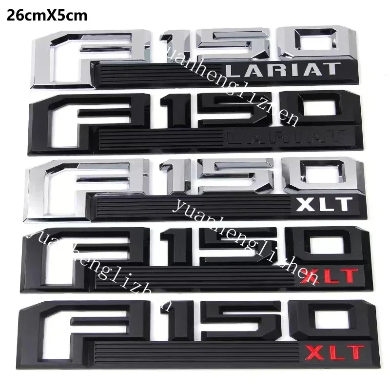 3D For F150 ABS sticker for Ford For Raptor F150 Lariat XLT FX4 pick-up truck with modified Decoration sticker