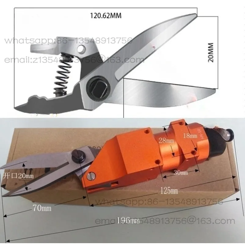 Pneumatic scissors AM-10 100S Dislocation scissors Mask machine scissors