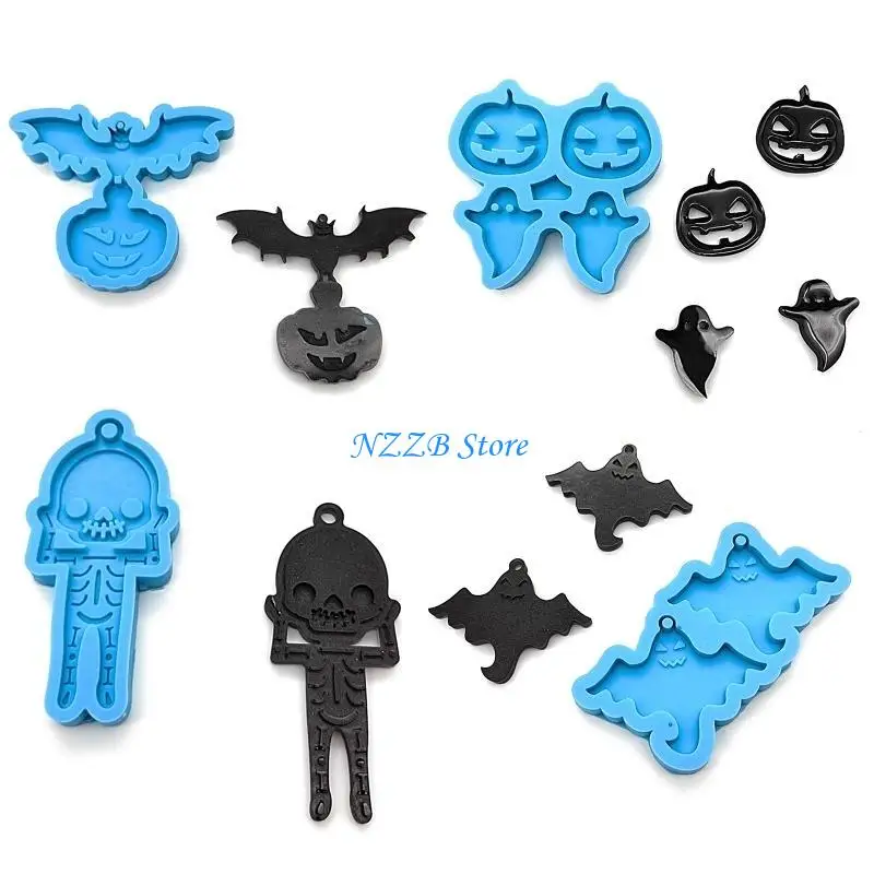 T21F القرط الراتنج العفن مجوهرات صب قوالب سيليكون قلادة العفن الايبوكسي الراتنج العفن