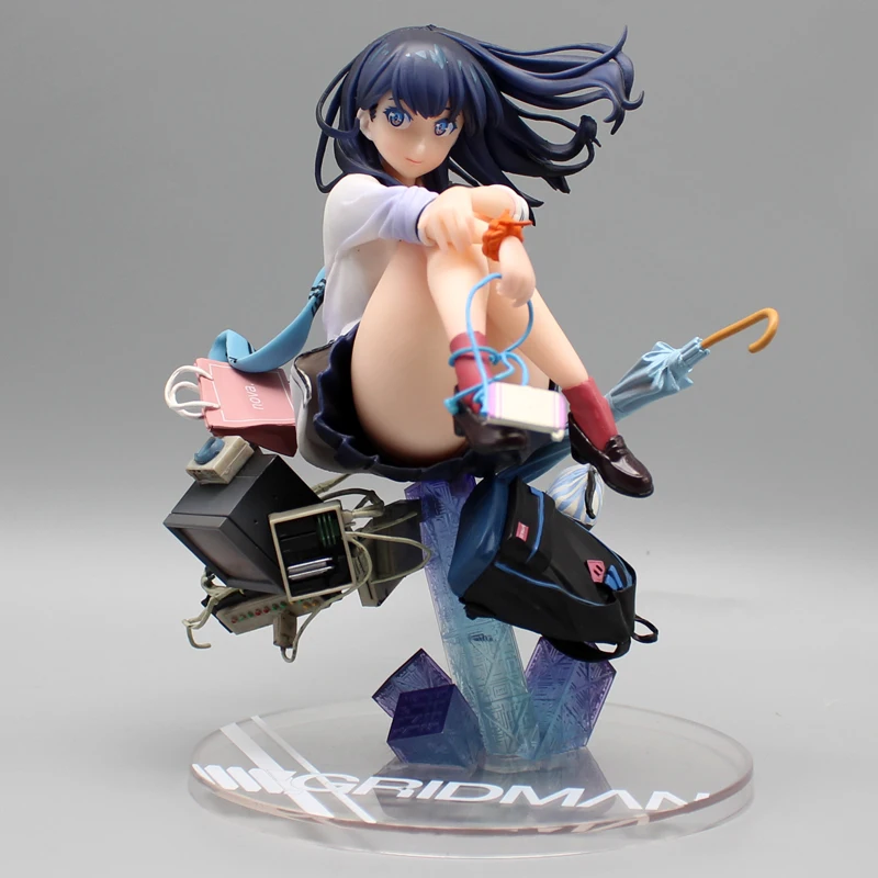 18cm Anime Takarada Rikka SSSS.GRIDMAN Figures Takarada Rikka Action Figures PVC Collection Model Ornamen Toys Birthday Gifts