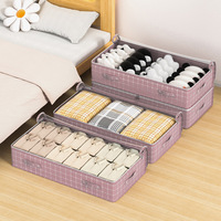 Large Bed Bottom Storage Box Foldable Clothing Quilt Storage Bag Household Dust and Moisture Bedroom Toy Sundries Organizing Bag