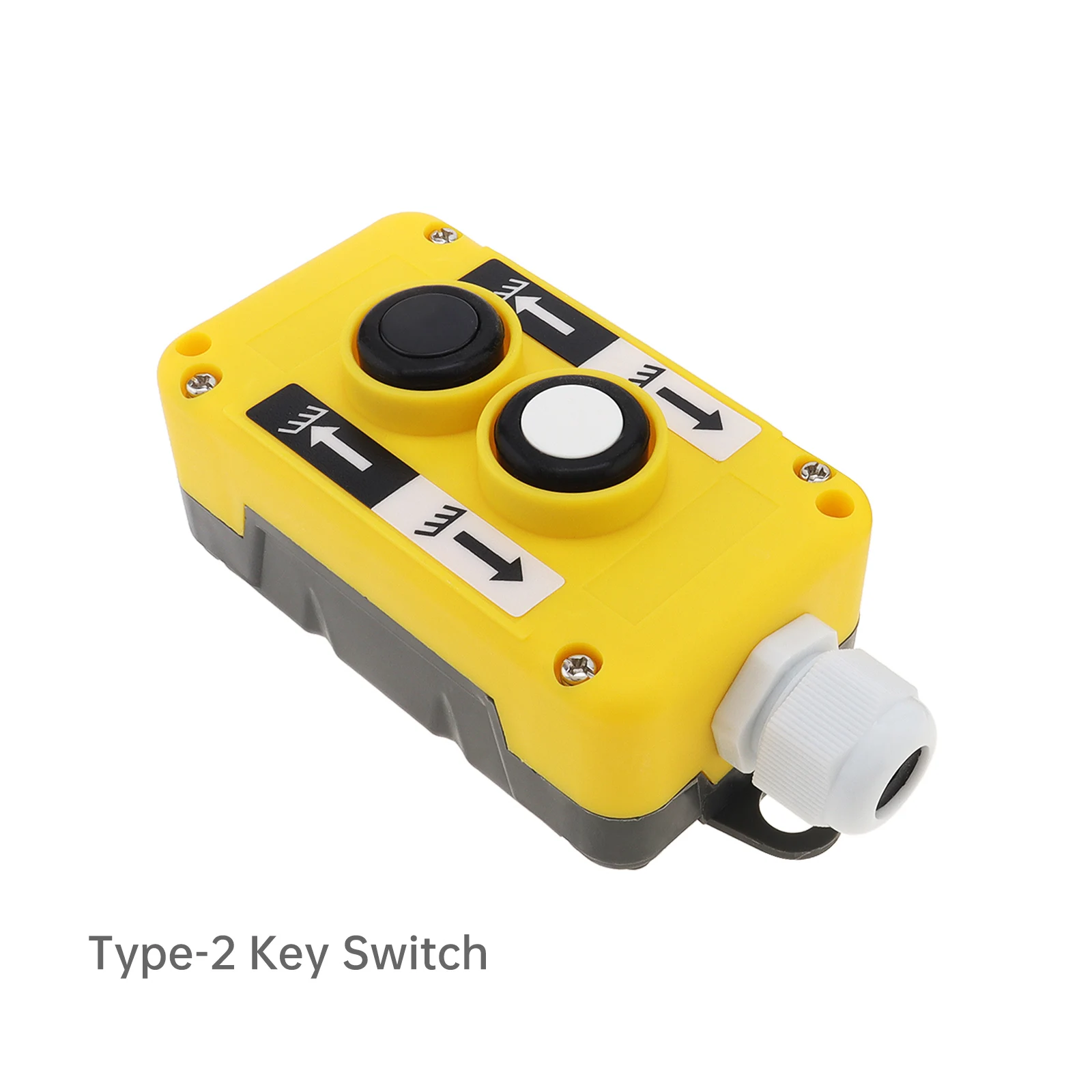 Plastic  COP-2B / COP-3B Rainproof Dump Trailer Remote Control Switch, Hoist Crane Pendant Control Station