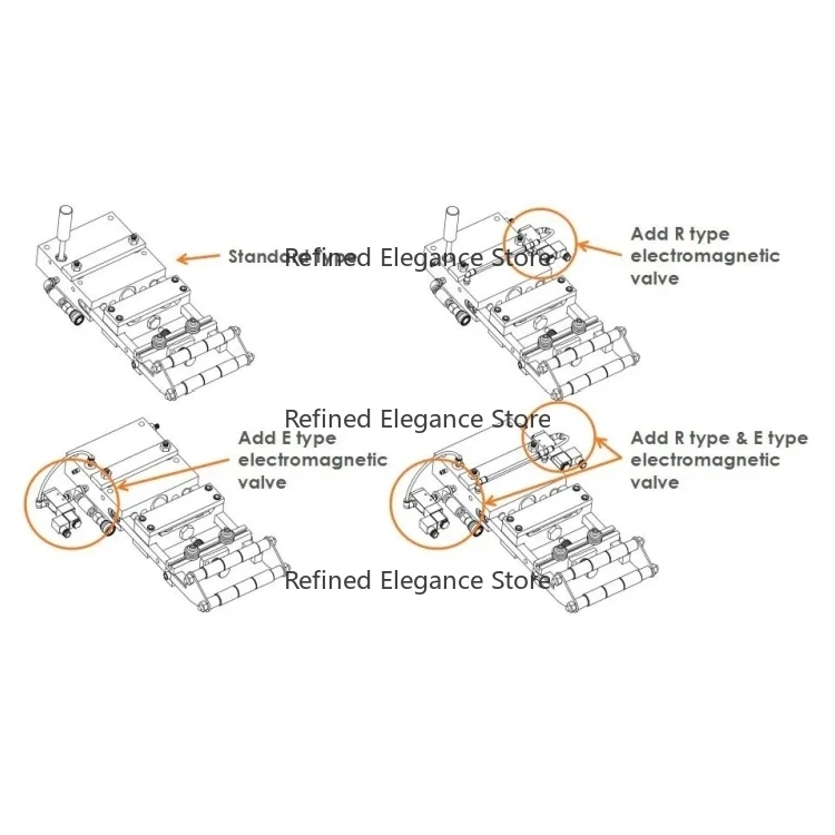 Industrial Automatic Air Pneumatic Feeder Machine Stainless Steel Motor 110-220V High-Speed