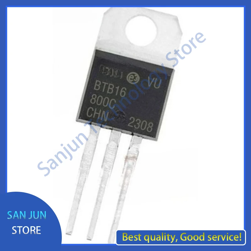 

BTB16-800C BTB16 16A 800V New, Bidirectional SCR, In-line TO-220