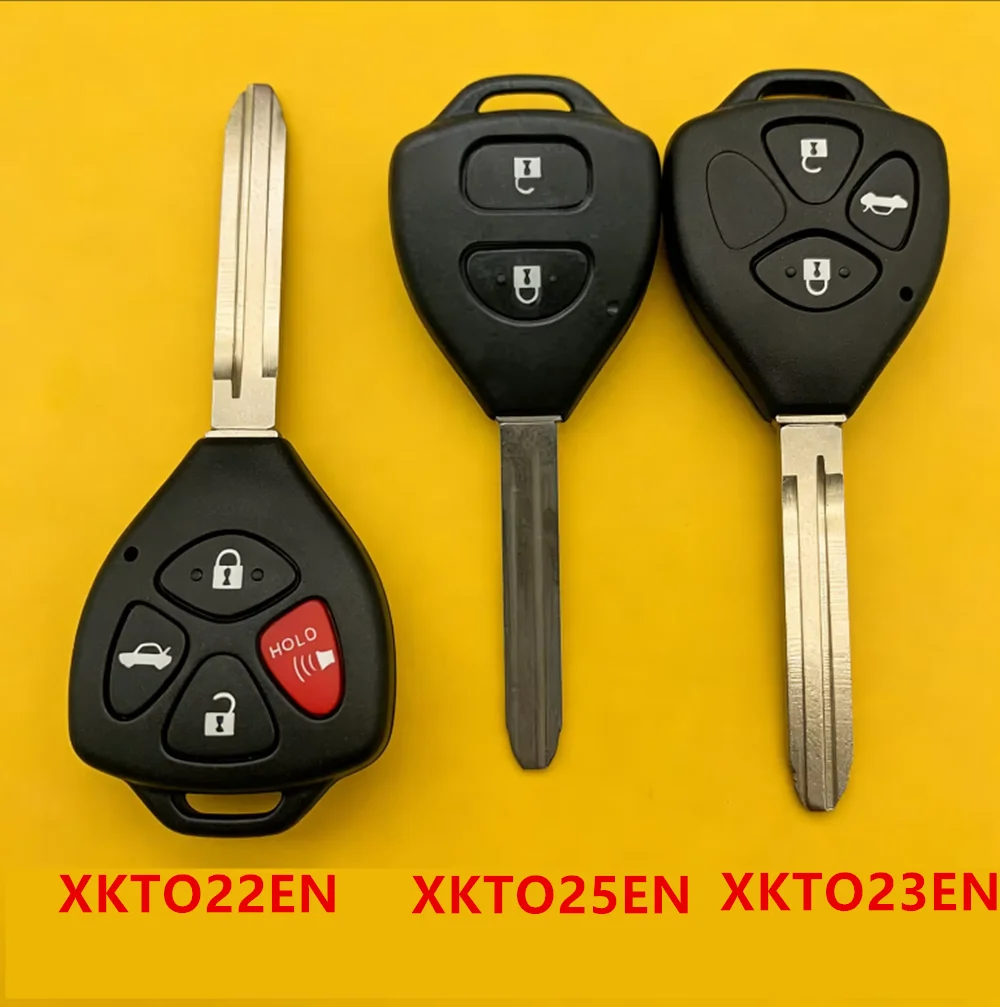 5pcs New Xhorse XKTO22EN XKTO23EN XKTO25 VVDI Universal Remote Key 2nd Generation for Toyota Type  Wireless Programming