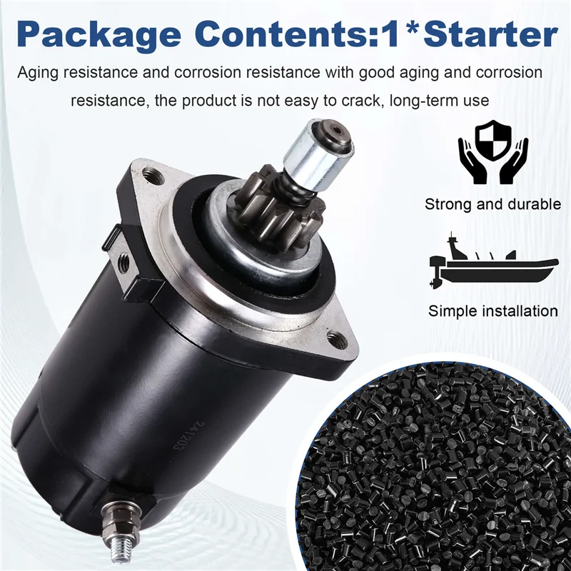 

ABXN-6E5-81800-10 6E5-81800-11-00 6E5-81800-12-00 Starter For Yamaha Outboard Motor 1984-2002, 40HP-200HP S114-323 S114-323B