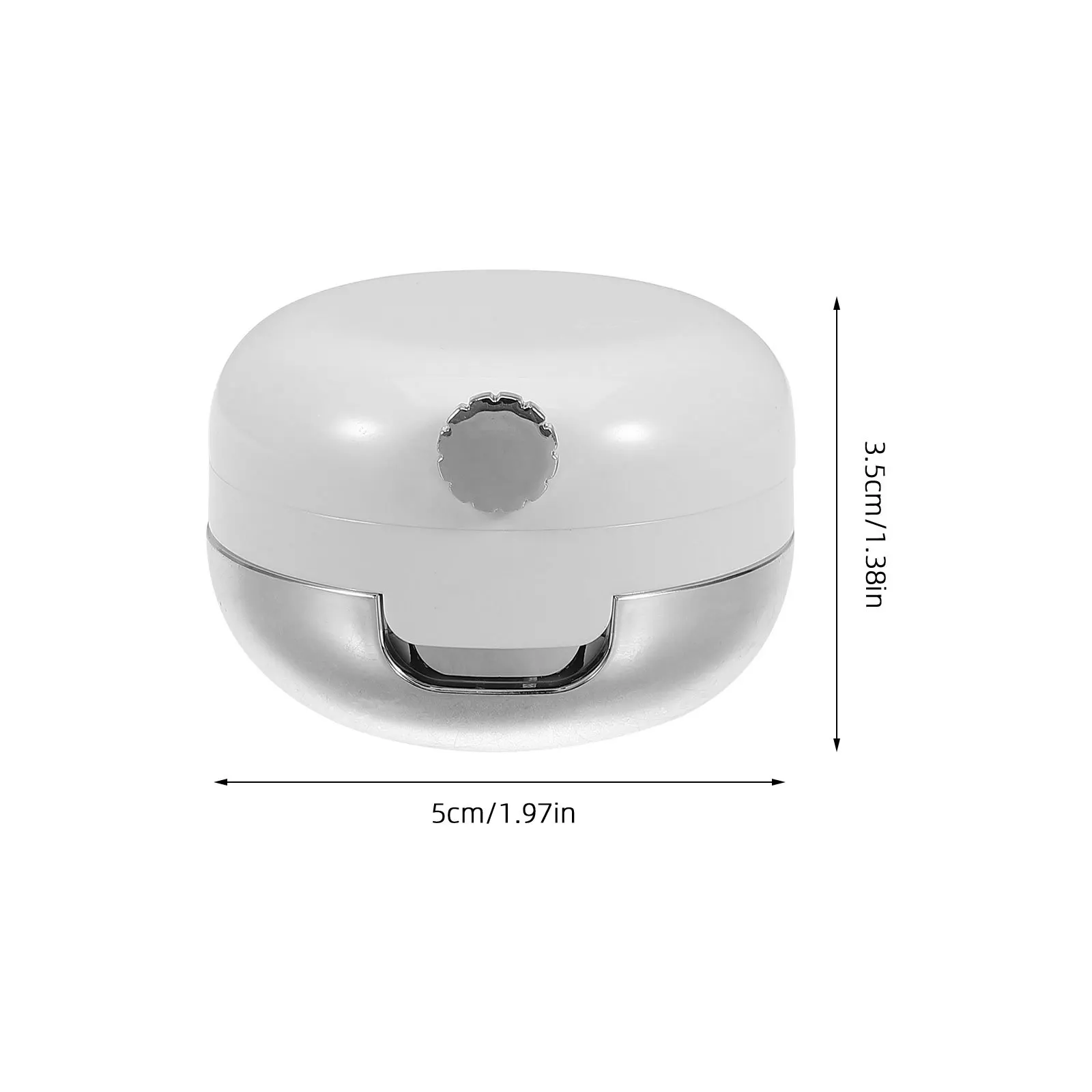 Portable Lip Mask Container with Silicone Brush Built-in Mirror Lipstick Holder for Travel Use Lip Brush with Cap