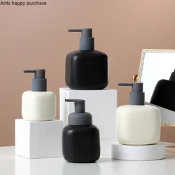 Ceramic Lotion Bottle Foam Soap Dispenser Hand Sanitizer Bottles Shampoo Bottle Shower Gel Bottles Home Bathroom Accessories