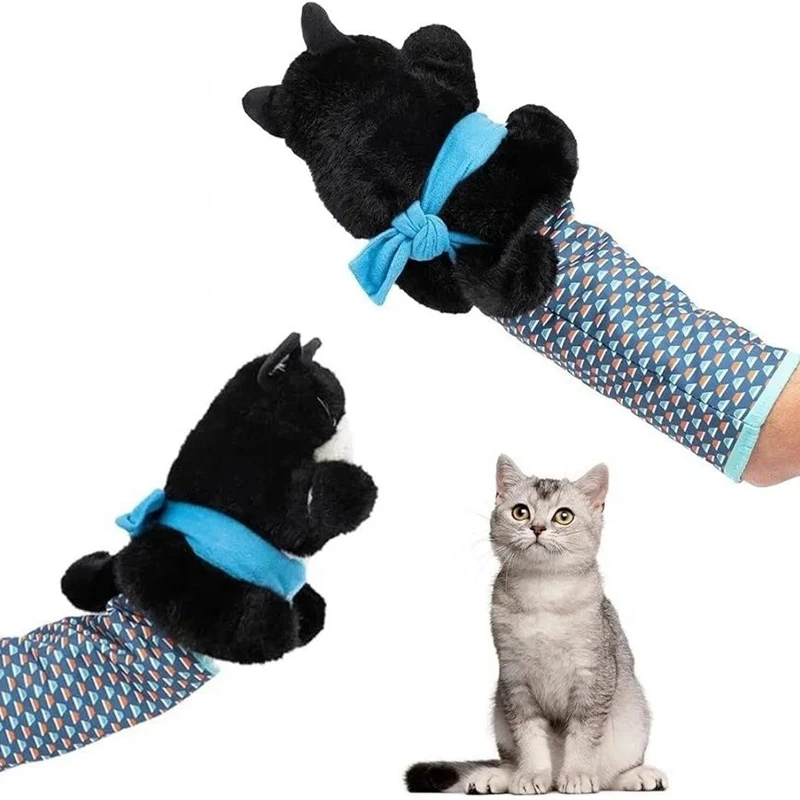 

New Interactive Cat Toy Hand Puppets to Amuse Cats and Relieve Boredom Anti-scratch Cat Interactive Wrestling Props
