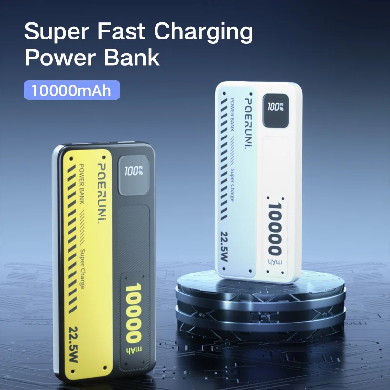 CHICNOD قوة البنك 1000mAh قدرة عالية 22.5 واط شحن سريع Powerbank شاحن بطارية محمول آيفون سامسونج هواوي Xiaomi