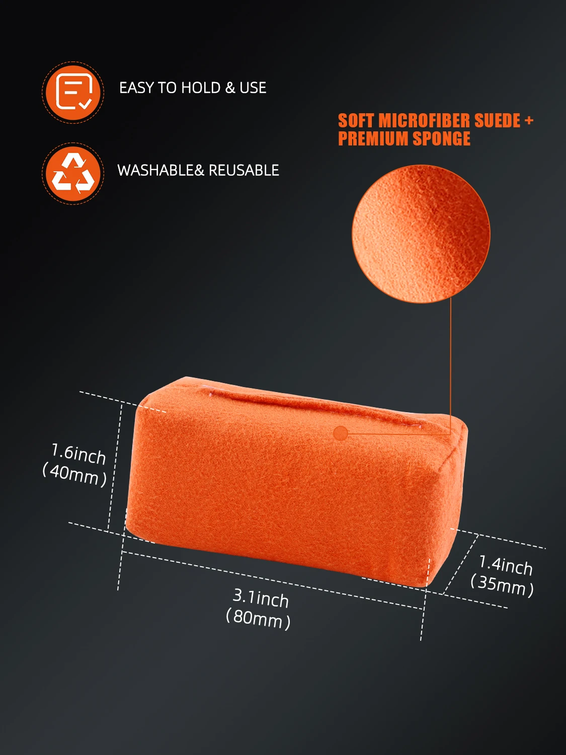 Аппликатор из микрофибры SPTA  – обзор и цена Car Wax Ceramic Coating