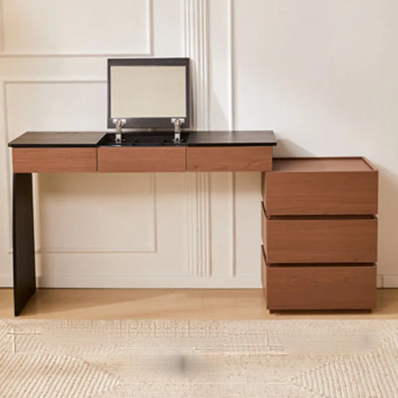 Bedroom Storage Vanity Table Drawers Tall Mobile Living Room Luxury Women Dressing Table Modern Penteadeira Trendy Furniture