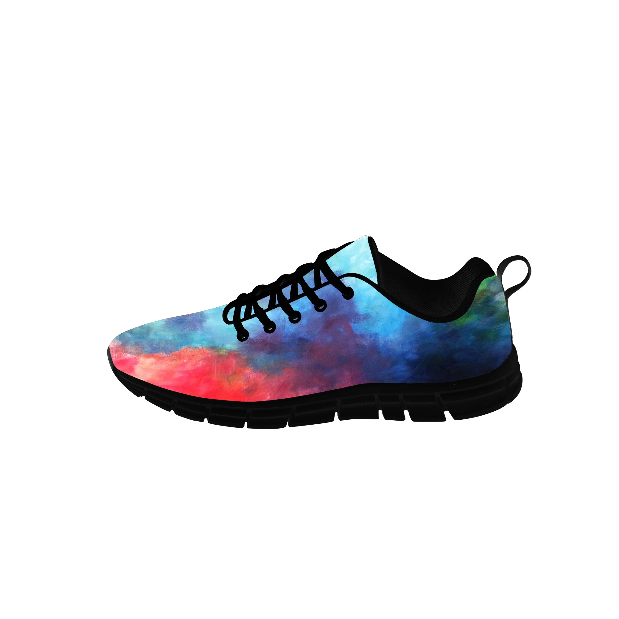 Hot Abstract Sports Shoes Mens Womens Teenager Sneakers Casual Custom High Quality Couple Shoes Latest Black Cool Running Shoes