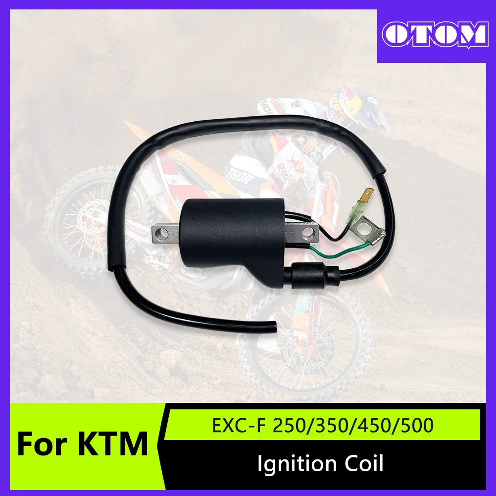 OTOM 2024 Cewka zapłonowa motocykla Cewka wysokociśnieniowa do KTM HUSQVARNA GASGAS SXF XCF EXCF FC FE FX EC EW MCF 250 350 450 500