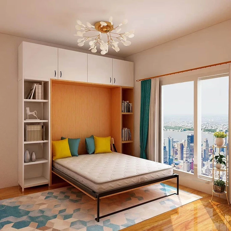 Modern Multifunction Space Saving Vertical Folding Wall Bedpromote sales