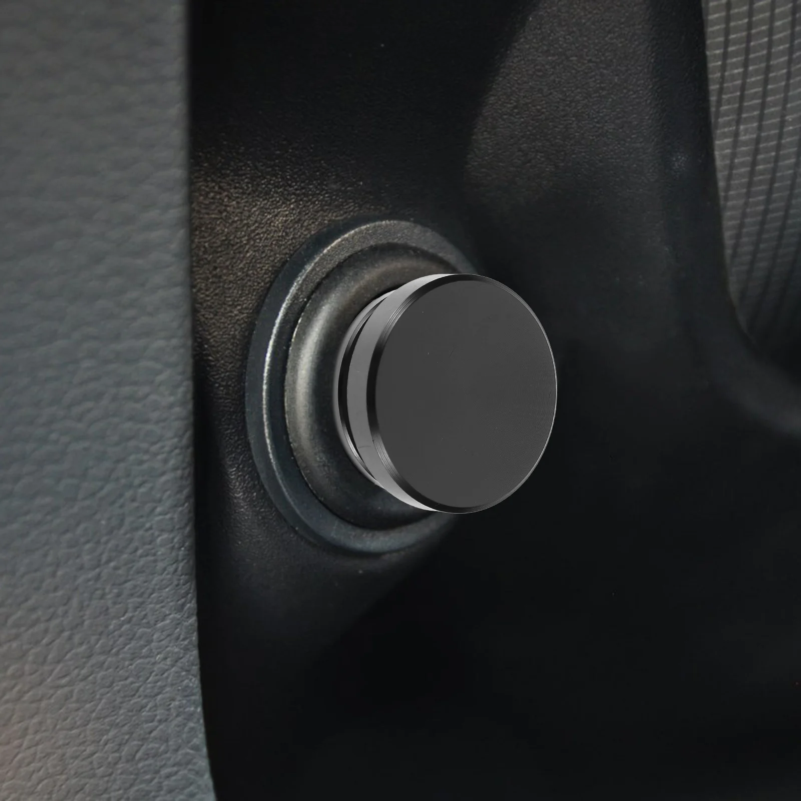 

4Pcs Cigarette Lighter Socket Covers Aluminum Alloy Protective Caps Dustproof Car Accessories Replacement Cigarette Lighter Plug