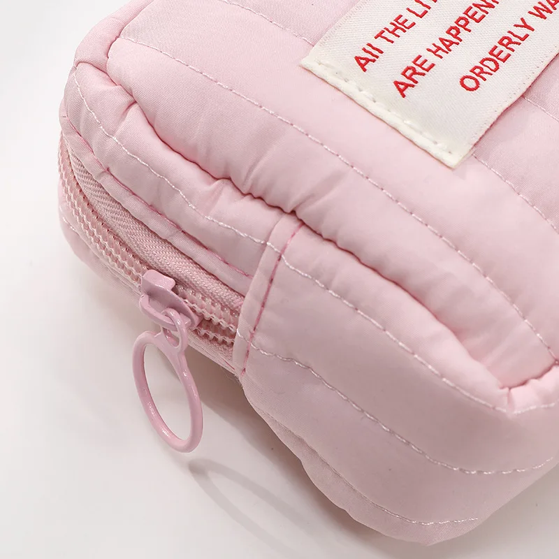 Cute Small Cosmetic Lipstick Tampon Data Cable Travel Portable Storage Bag Women Purse Handbags Pouch In Make Up Bags Organizer