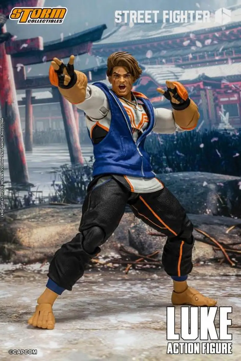 Storm Toys Street Fighter Street Fighter 6 Luke 1/12 échelle figurine à collectionner modèle cadeau jouet pour les Fans et les collectionneurs