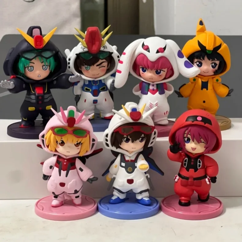 Authentische Bandai BNFIGURE Q Pajama Mobile Suit Gundam Universal Century Blind Box, zweite Sammlerfigur, Anime-Figur, Dekoration, Spielzeug, Geschenk. – Detail 1