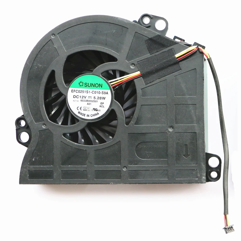 

NEW COOLING FAN FOR LENOVO C320 C340 C440 C445 C540 CPU COOLING FAN EFC0251S1-C010-S9A 6033B0032501 12V 5.28W