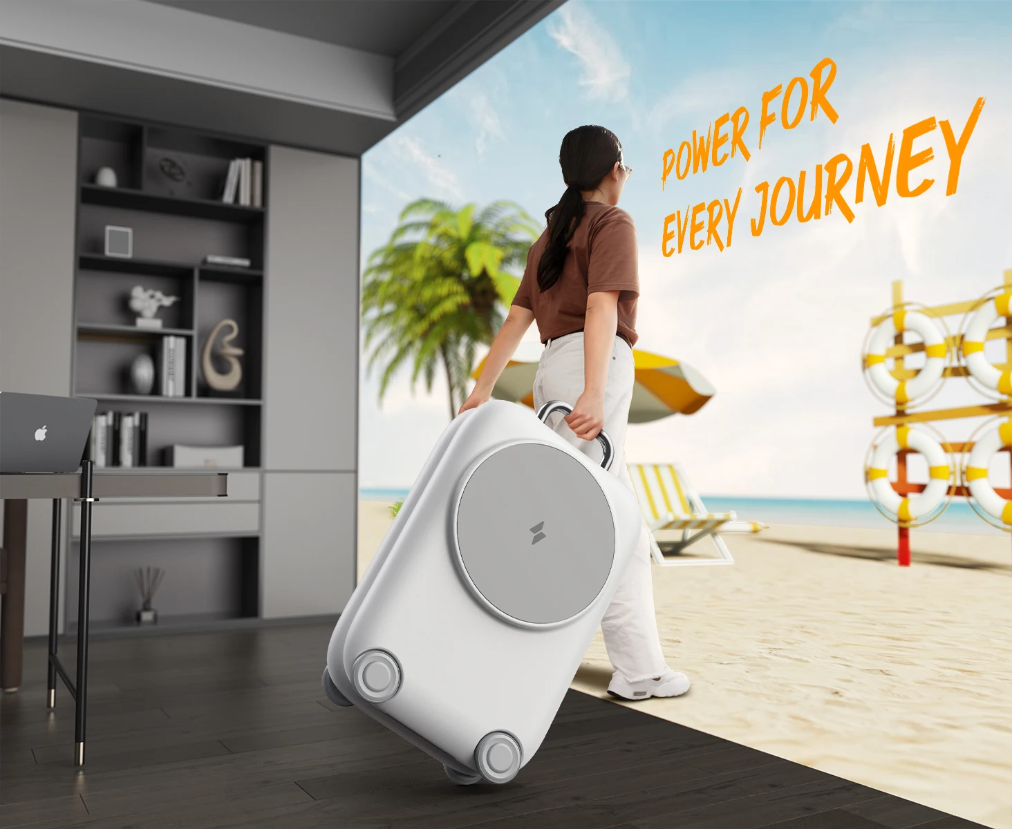 PaktVault 2025 محطة شحن لاسلكية سريعة للسفر لأجهزة Apple، حامل شاحن MagSafe مغناطيسي 3 في 1 للسفر لجهاز iPho