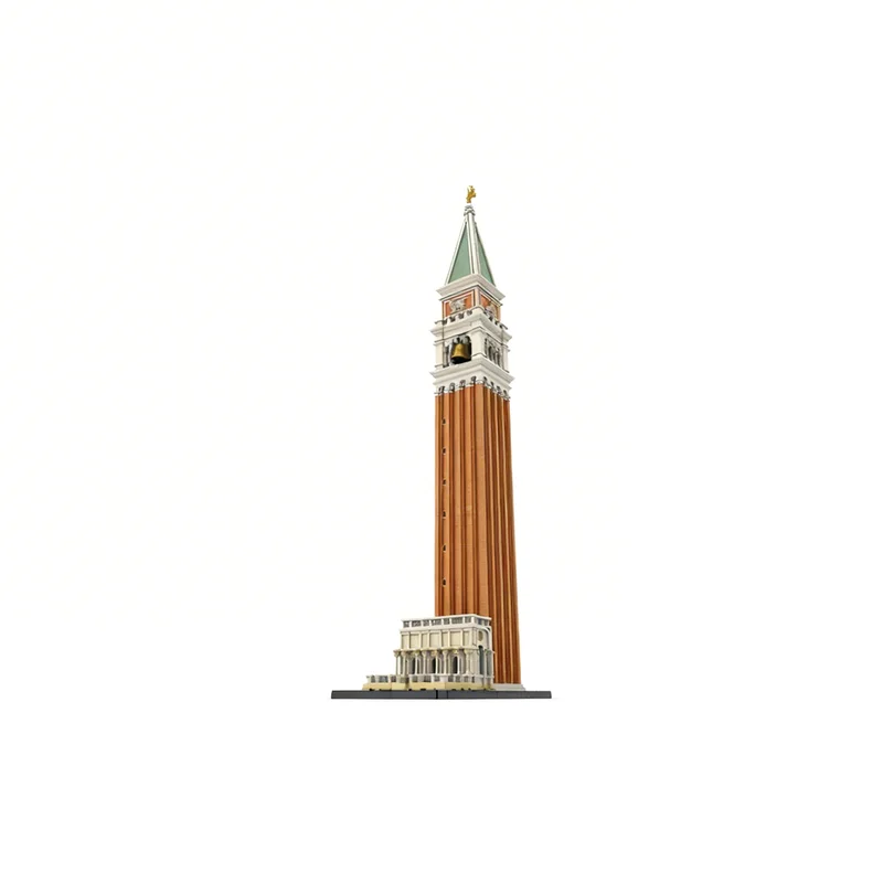 20050pcs MOC Modular Buildings St. Mark's Bell Tower - Venice Model Toys Building Blocks Construction Christmas Gift DIY Display