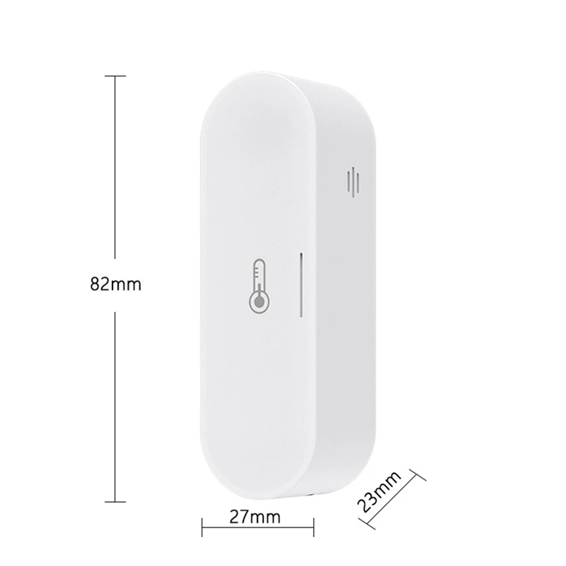 Wifi Hygrometer Thermometer Sensor Smart Temperature Humidity Monitor Home Kit Voice Control Support And TUYA APP