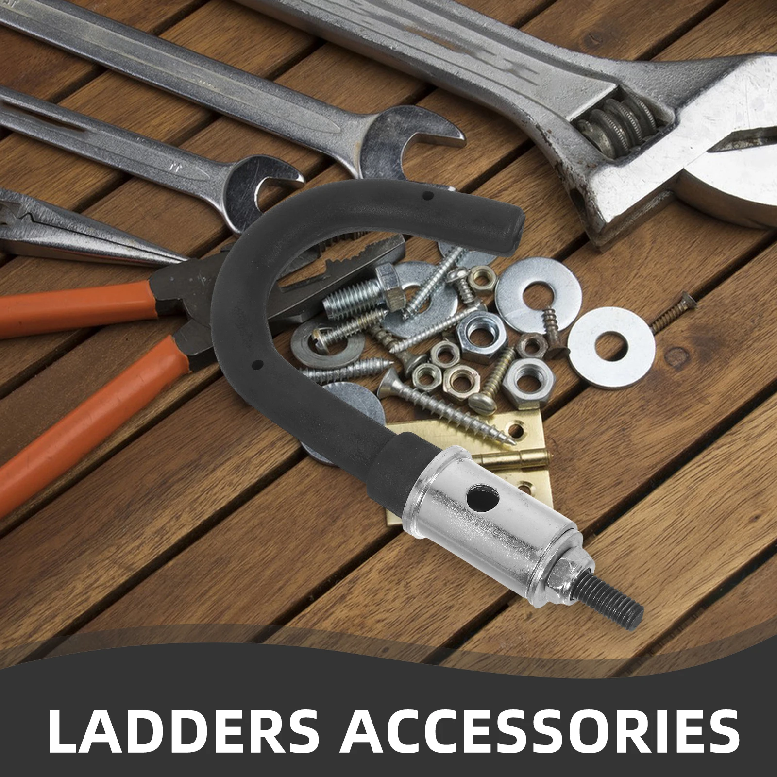 

2pcs Telescopic Ladder Hooks Heavy Duty Antislip Design for Outdoor Indoor Wall Roof Storage ladder roof hook