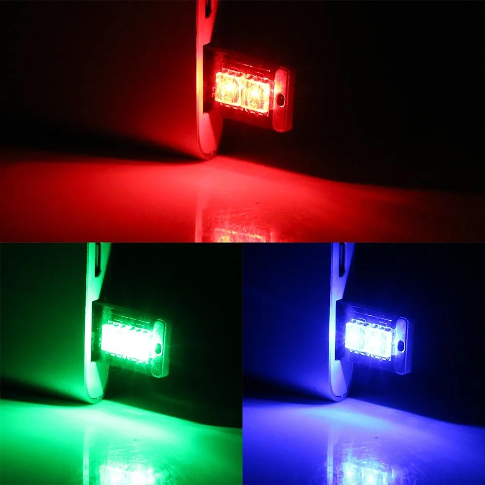 Touch and Sound Control Car LED Atmosphere Light Auto Decorative Lamp Car Styling RGB Music Rhythm Light With USB