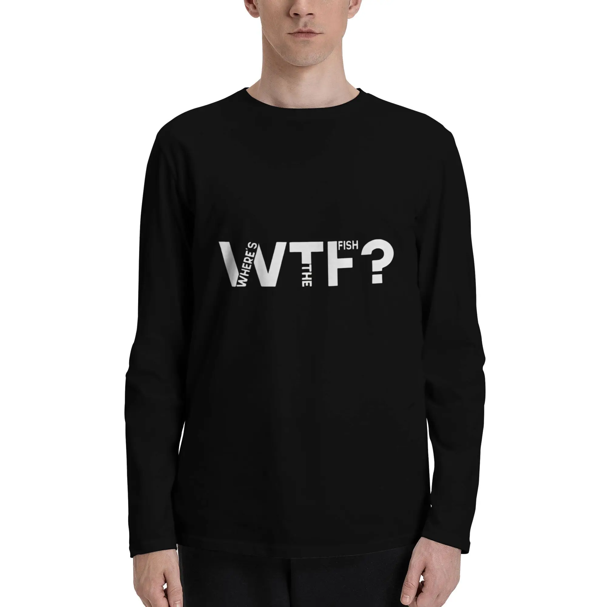 Мужская футболка с принтом WTF