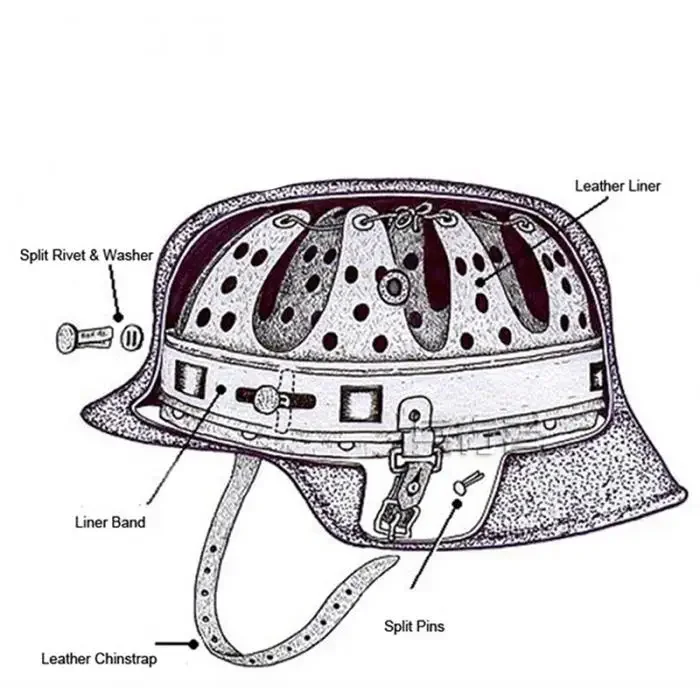 Casco táctico alemán de la Segunda Guerra Mundial, cascos de acero, Stahlhelm, ejército militar, motocicleta, M1935, conmemorativo, M35, casco duro