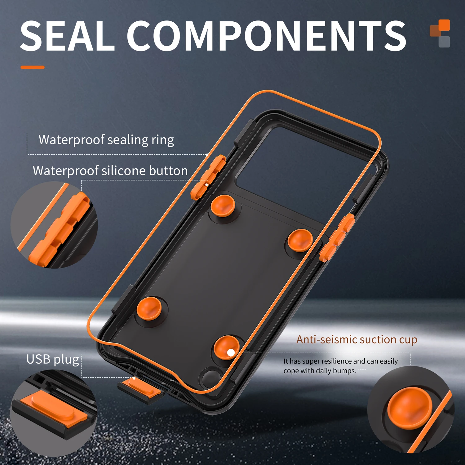 Wodoodporne etui na telefon Air Box do iPhone'a 16 Pro Max 15 14 13 12 Podwodne, pyłoszczelne etui do pływania i nurkowania — zdjęcie produktu 6