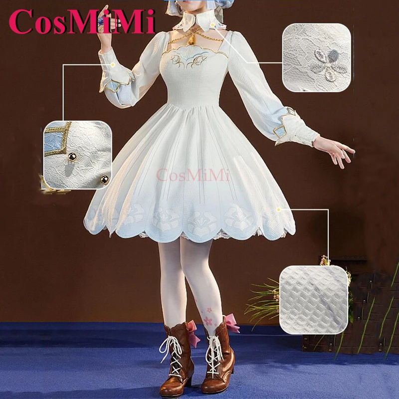 CosMiMi Game Genshin Impact Kamisato Ayaka أزياء تنكرية جديدة للبشرة فستان أنيق رائع كرنفال ملابس لعب الأدوار الجديدة