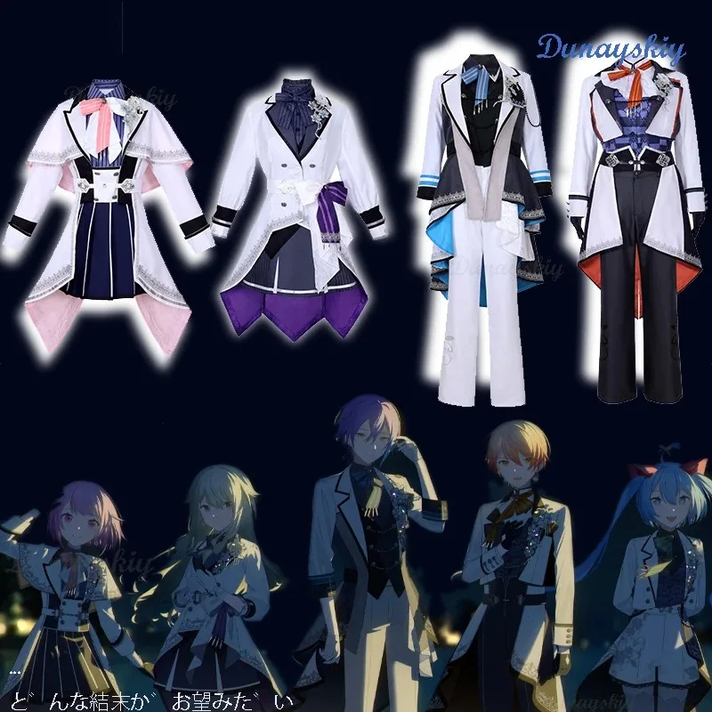 أزياء CyKamishiro Rui Otori Emu التأثيرية Kusanagi Nene Singer Tenma Tsukasa Project Sekai Clothes لعبة موحدة فريق المرحلة البدلة #2