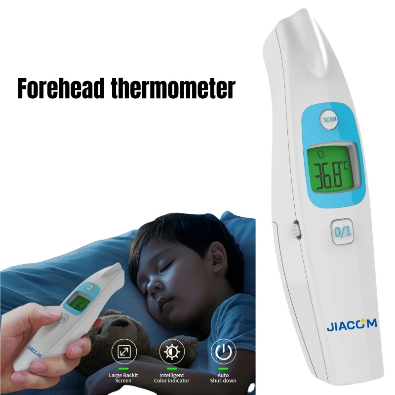 

No Touch Forehead Thermometer for Baby, 2 in 1 Body Surface Mode Infrared Thermometer with Fever Alarm Instant Accuracy Reading