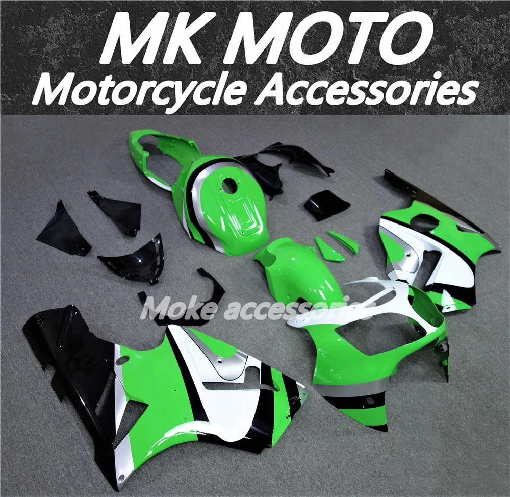 Motorcycle Fairings Kit Fit For Zx-12r 2000-2001 Bodywork Set Ninja Green Black White