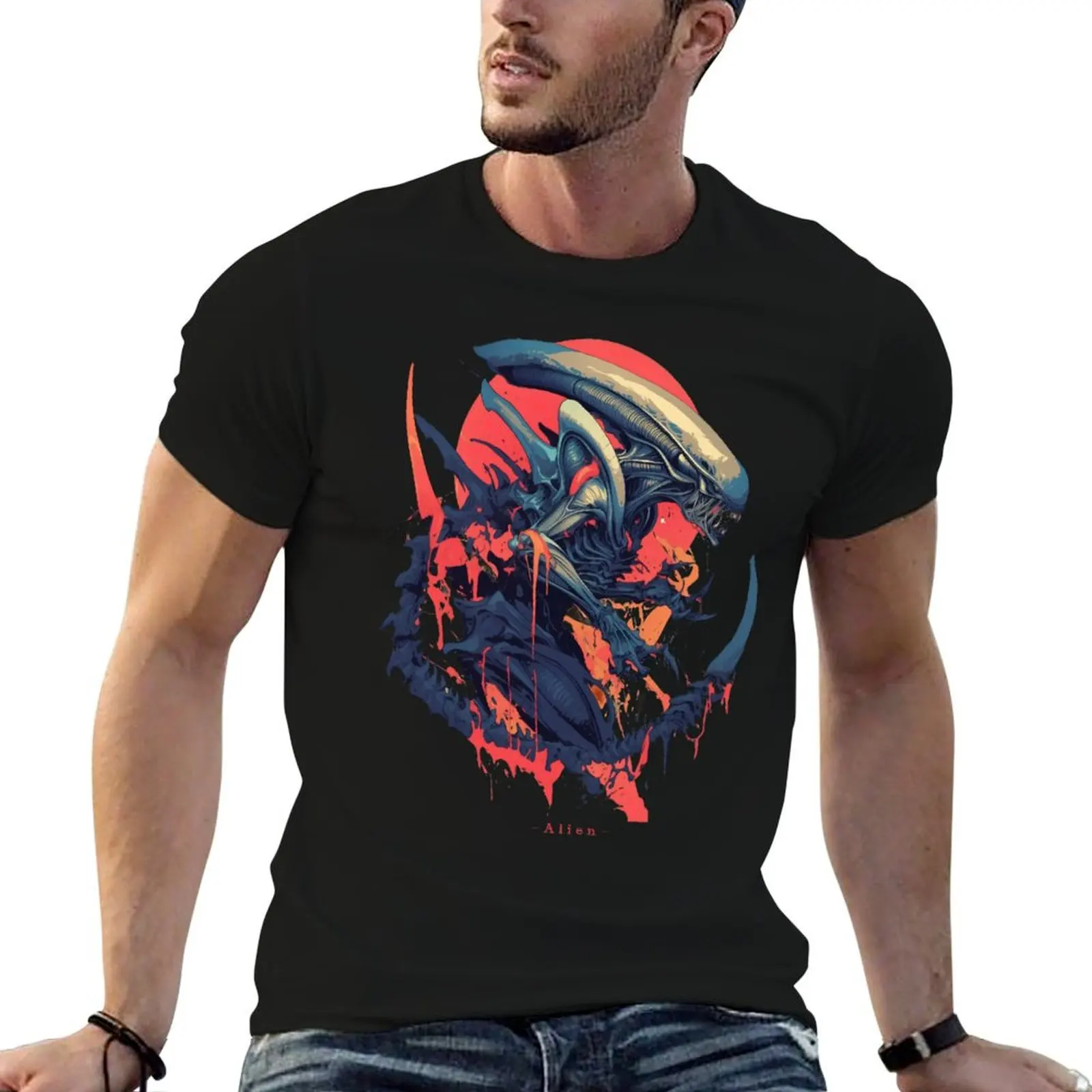 Xenomorph from Alien and Romulus T-Shirt new edition shirts graphic tees sublime plain t shirts men