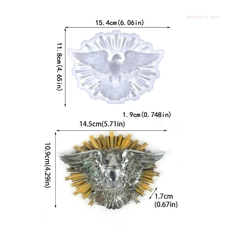 3D Silicone Mold for Peace Bird Shapes Craft DIY Wall Hanging Ornament 3D Crafts Tool Mould for DIY Lover