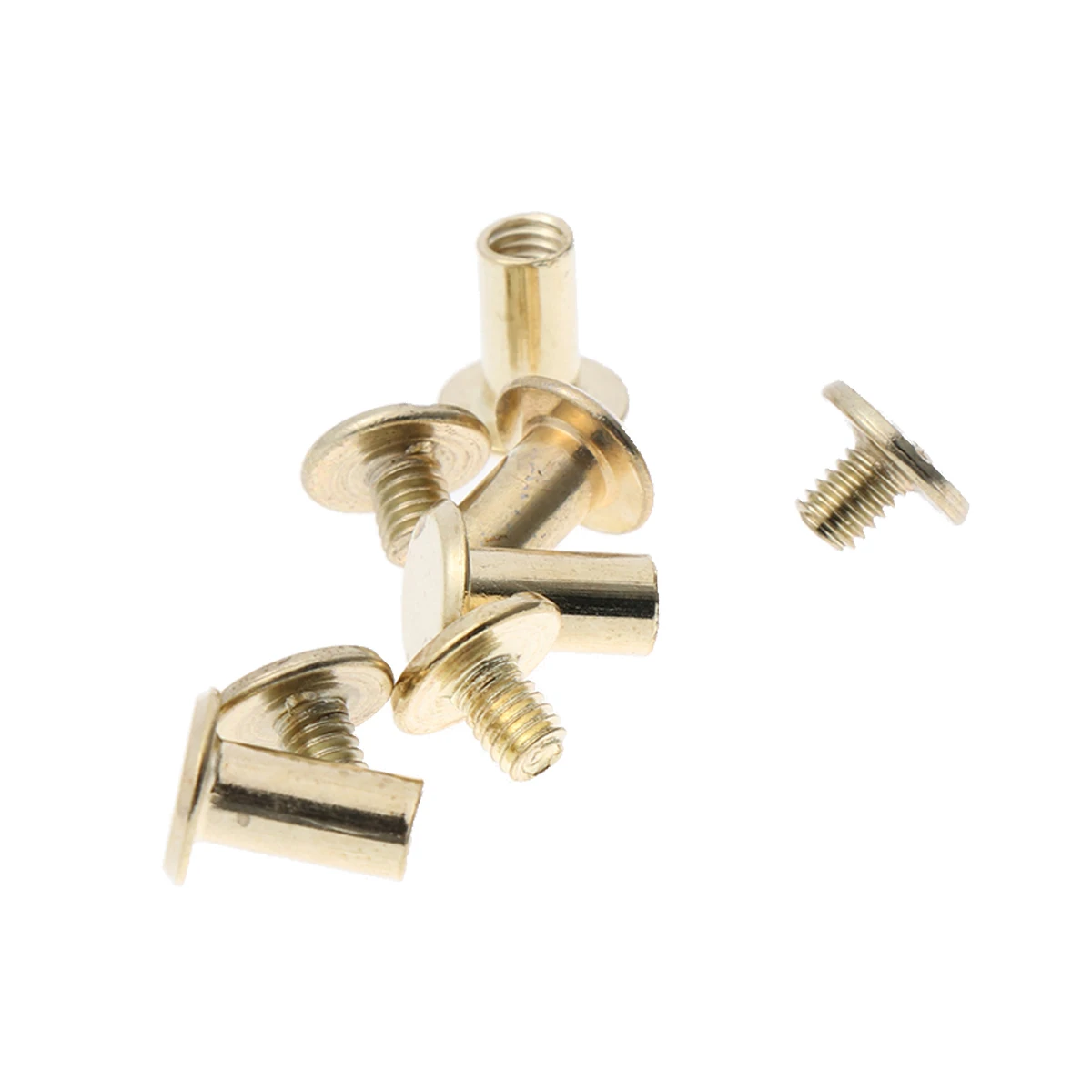 

45 Sets Rivet Ledger Nail Account Book Picture Round Head Copper-plated Screw Recipes