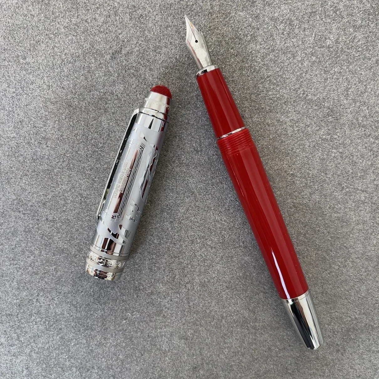 

Роскошная ограниченная серия 145, большой металлический колпачок M.k, 100 цветов, ручка для письма, чернила, шариковая ручка-роллер