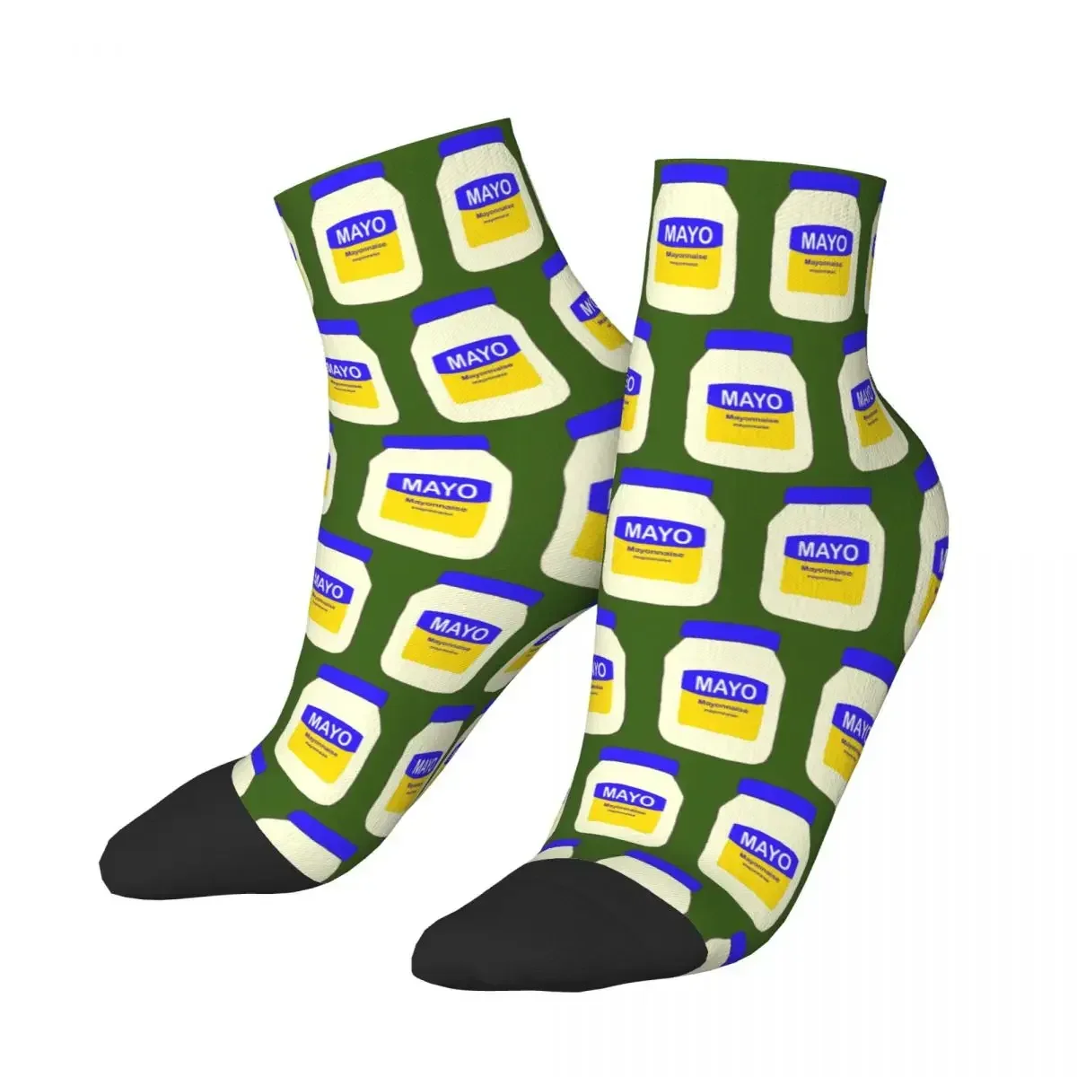 Mayonnaise Socks Harajuku Sweat Absorbing Stockings All Season Socks Accessories for Man's Woman's Gifts