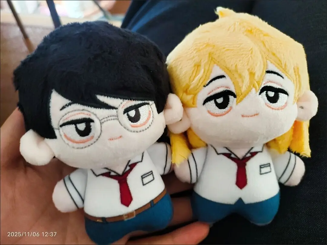 10cm Anime Classmate Kou Kawakami Rinto Saido Stuffed Plush Doll Key Chains Cosplay Sea Star Starfish Body Pendant Keyrings