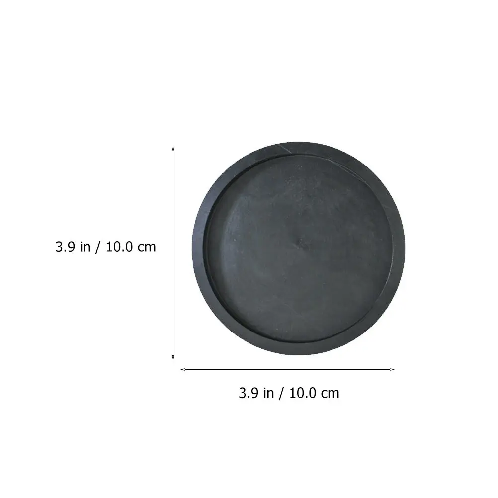 4 Inch Chinese Traditional Calligraphy Inkstone Round Ink Grinding Stone Inkstone Portable Traditional Painting Accessory