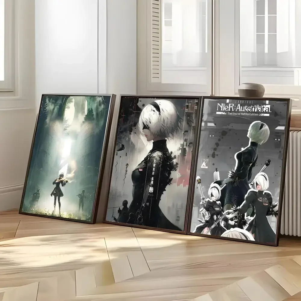 Game Action NieR Automata Poster Distinct Home Decor Concepts Chic Indoor Art Pieces