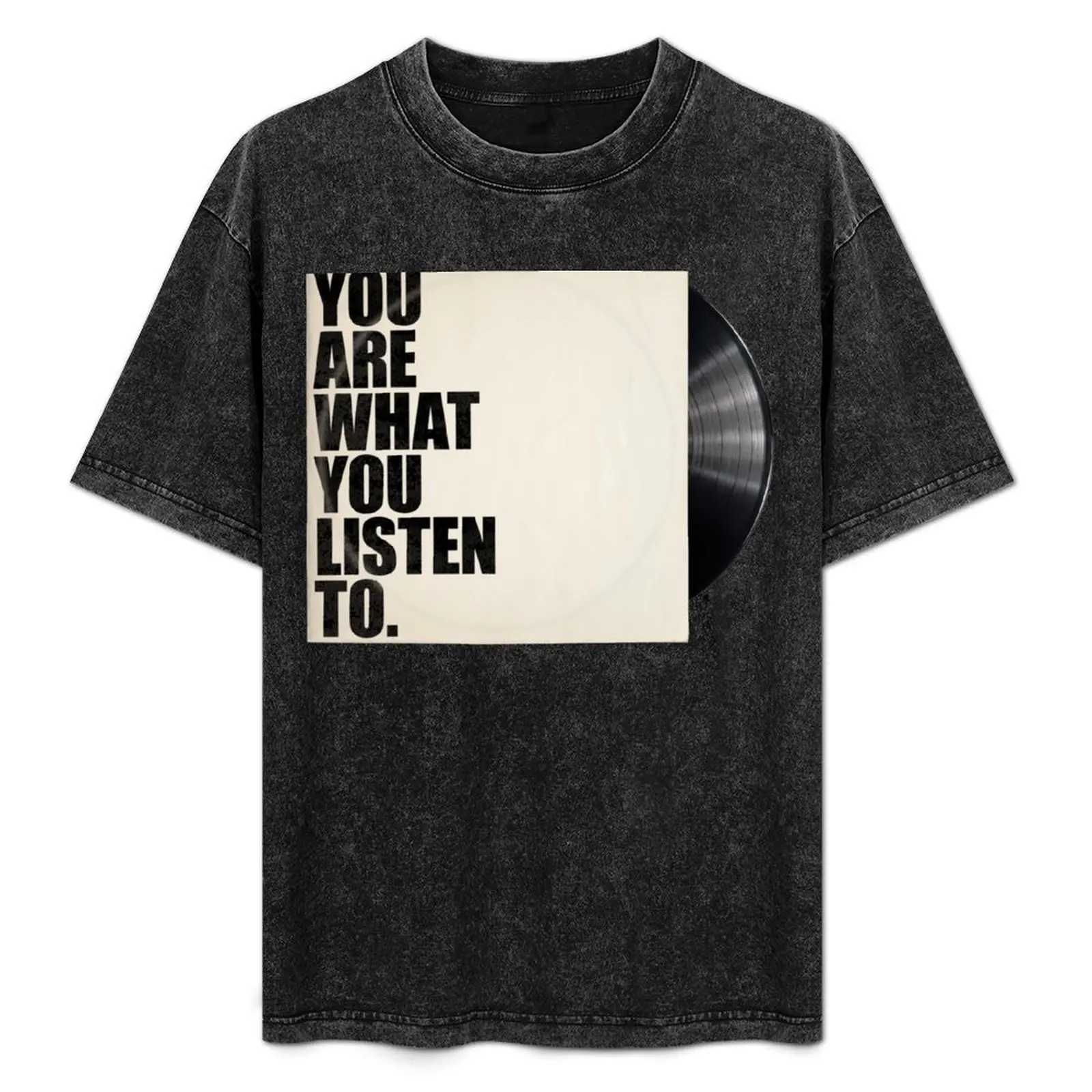 

You Are What You Listen To T-Shirt Classic Graphic Short Sleeve Top