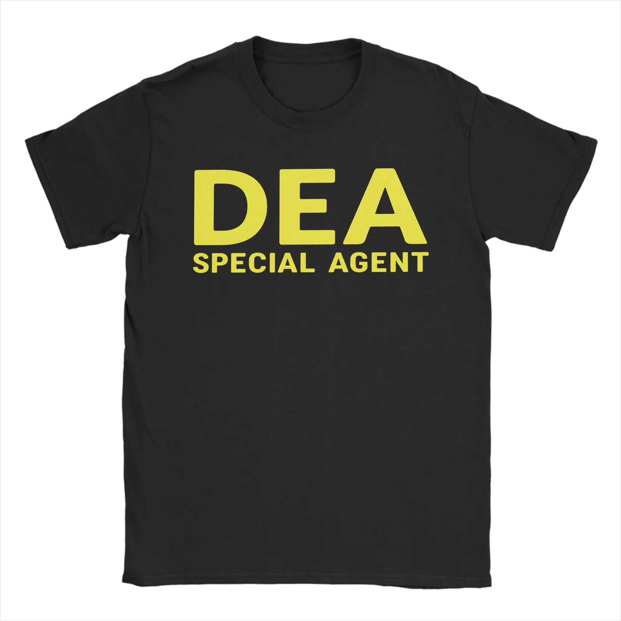 Men's DEA Special Agent T Shirt  100% Cotton Clothes Vintage Short Sleeve Round Collar Tee Shirt Graphic Printed T-Shirts