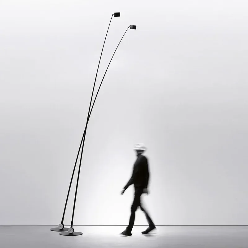 Modern Minimalist Art Minimalist Model Room Floor Lamp Nordic Designer Living Room Sofa Italian Long Brush Holder Floor Lamp