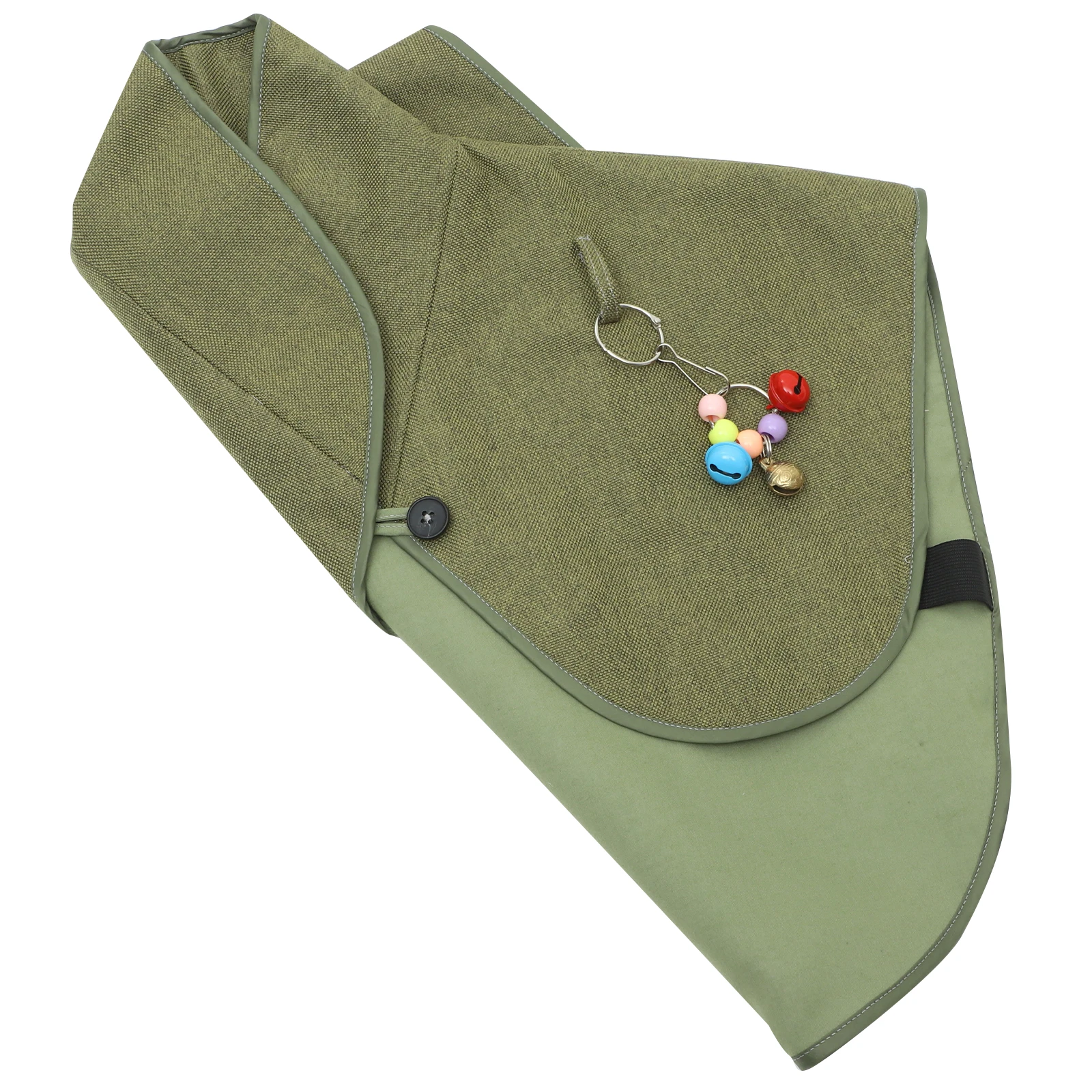 

Reusable Cotton Linen Bird Shoulder Protector Green Pet Pads Parrot Anti-scratch Shawl Cloth Diaper Clothes Guard Shoulder Pad